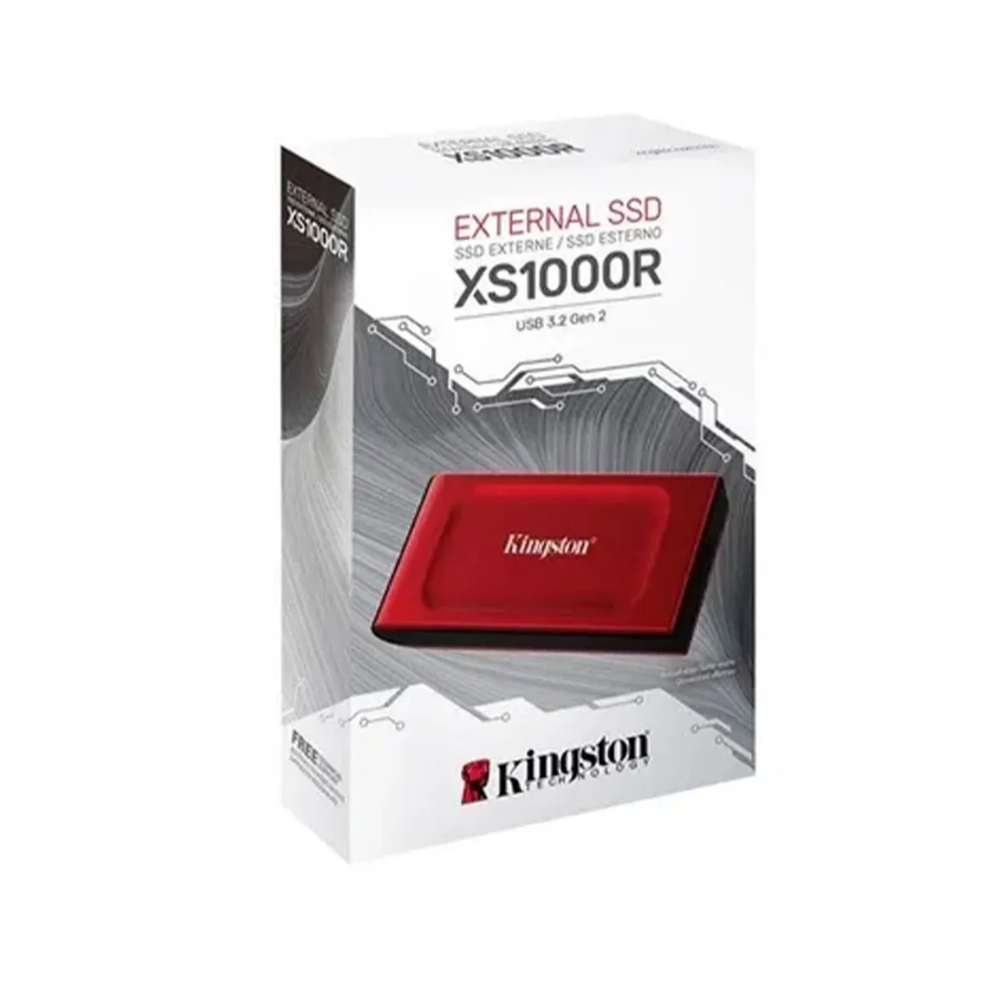 Kingston 1 Tb XS1000 USB3.2 GEN2 SXS1000R/1000G Kırmızı Harici Ssd Harddisk  