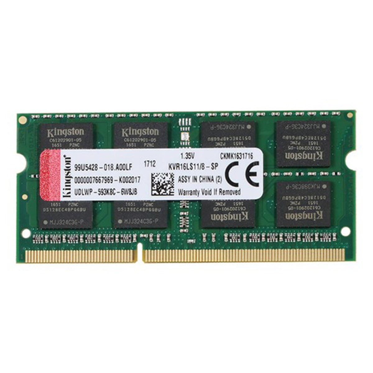 Kingston 16GB 2666MHz DDR4 Ram KVR26S19D8/16
