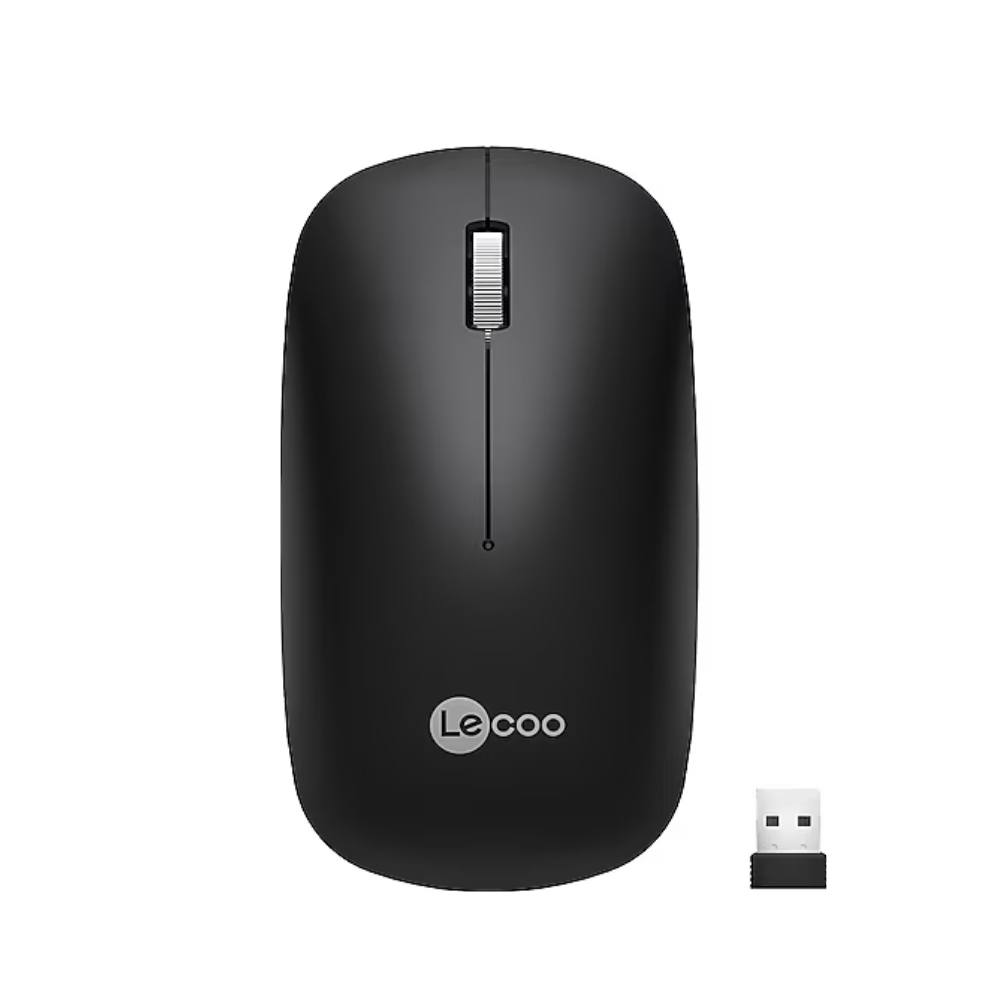 Lenovo Lecoo Usb Optik Kablosuz Mouse Siyah WS214-S