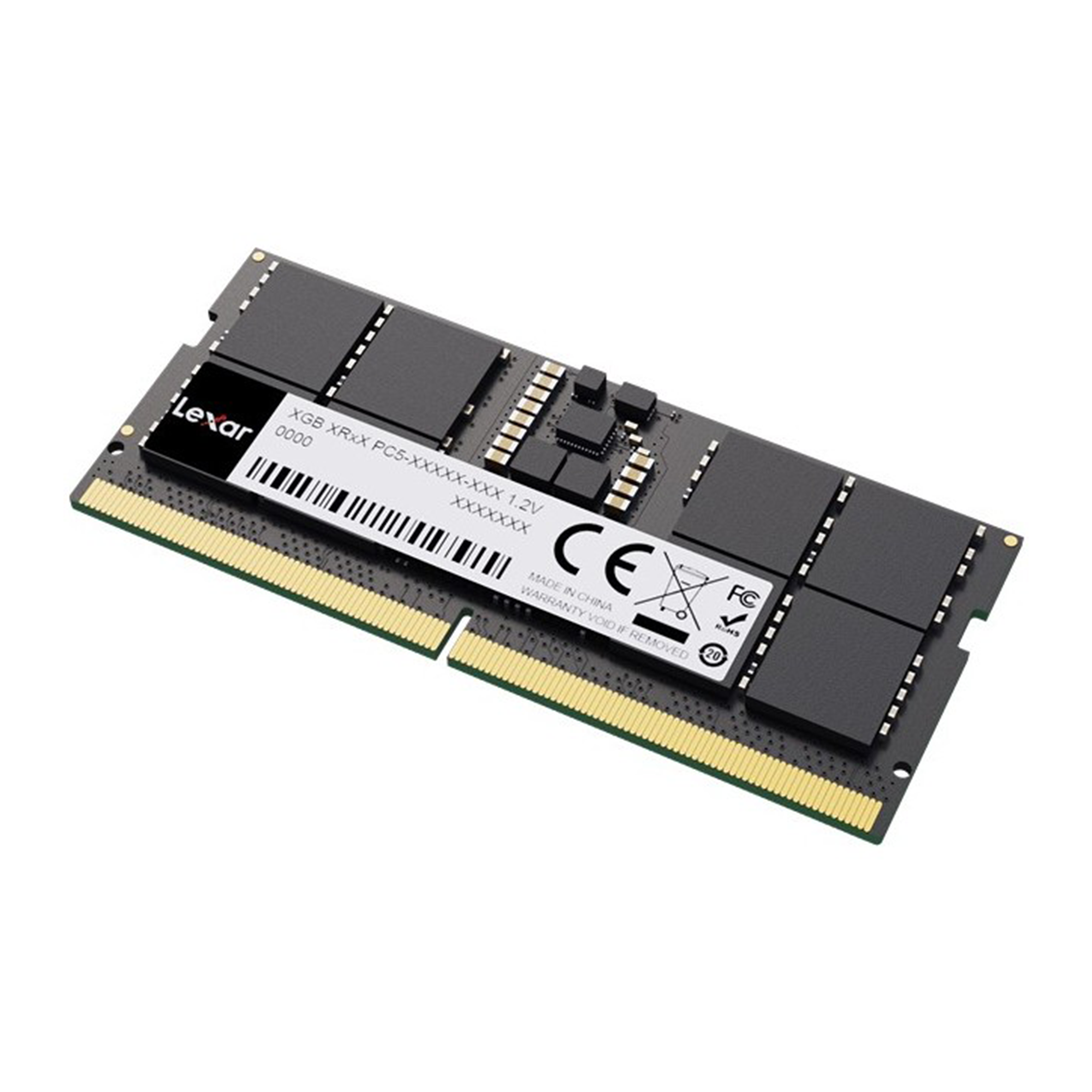 Lexar 16GB Ddr5 4800Mbps CL40 1.1V 262 Pin LD5DS016G-B4800GSST Notebook Ram