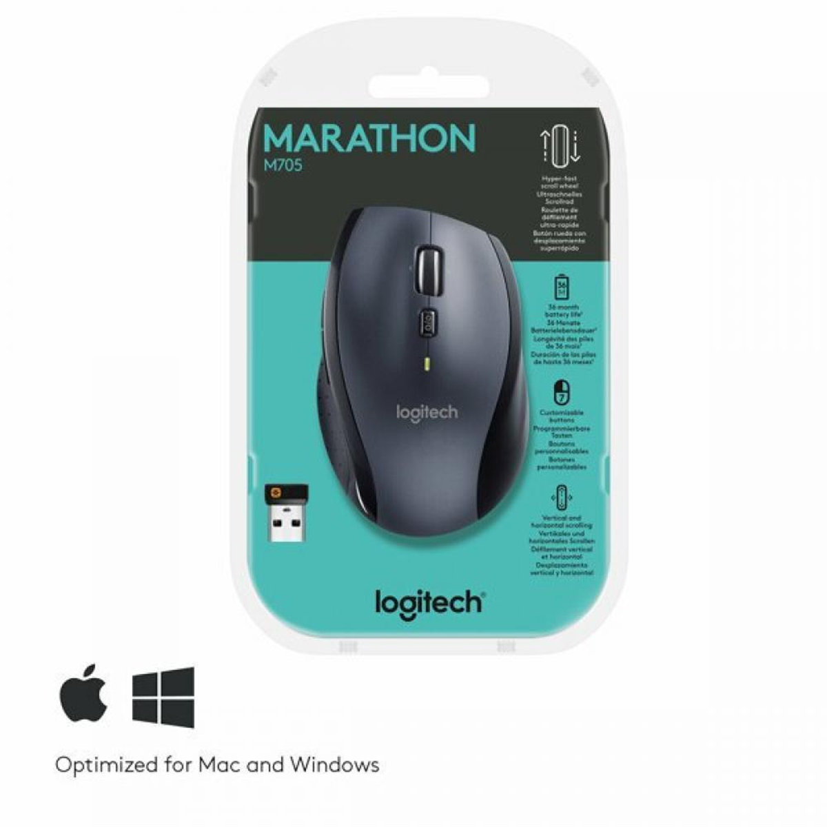 Logitech M705 Marathon Kablosuz Mouse 910-001949