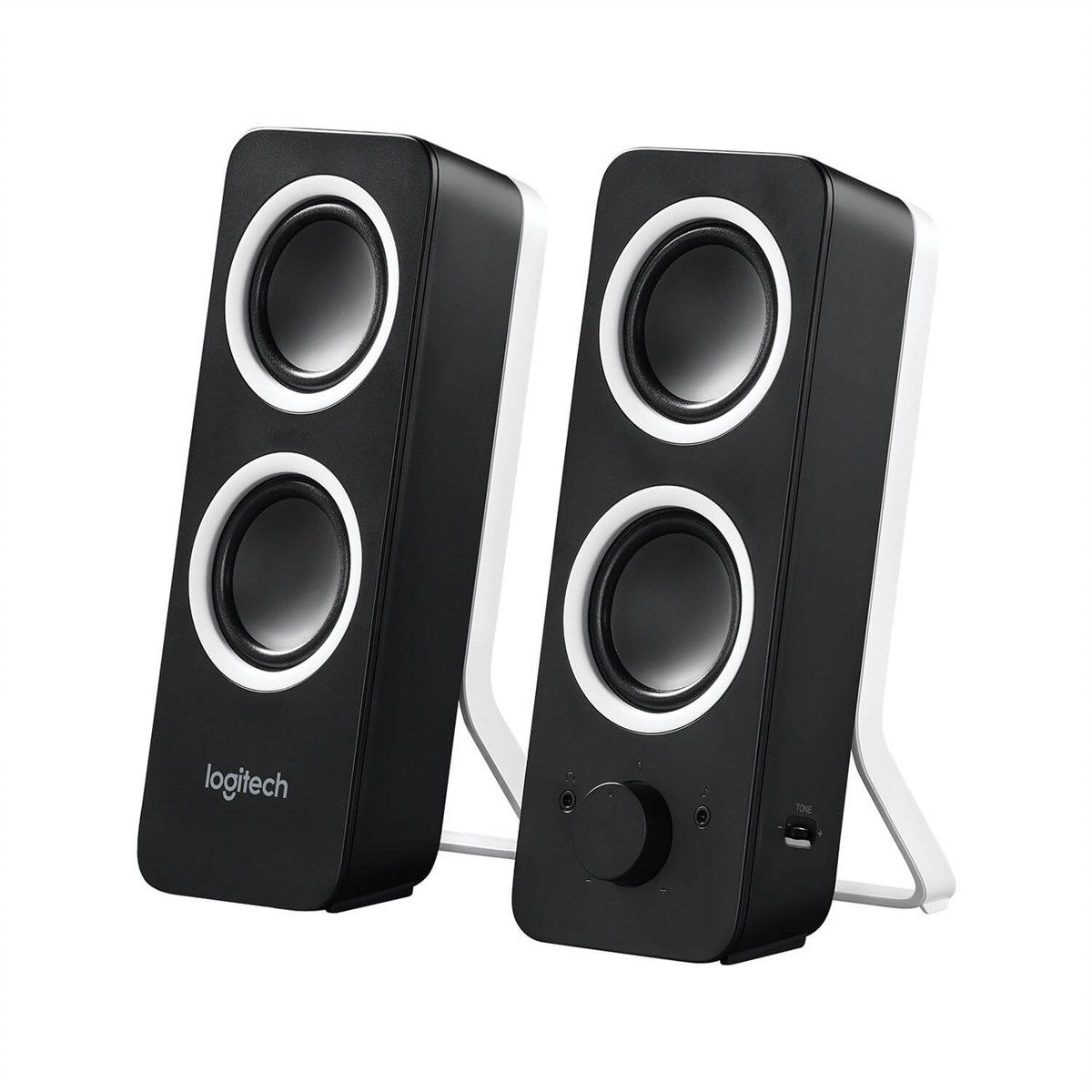 Logitech Z200 Stereo 5w 1+1 Speaker Ses Kontrol Düğmeli Siyah 980-000810