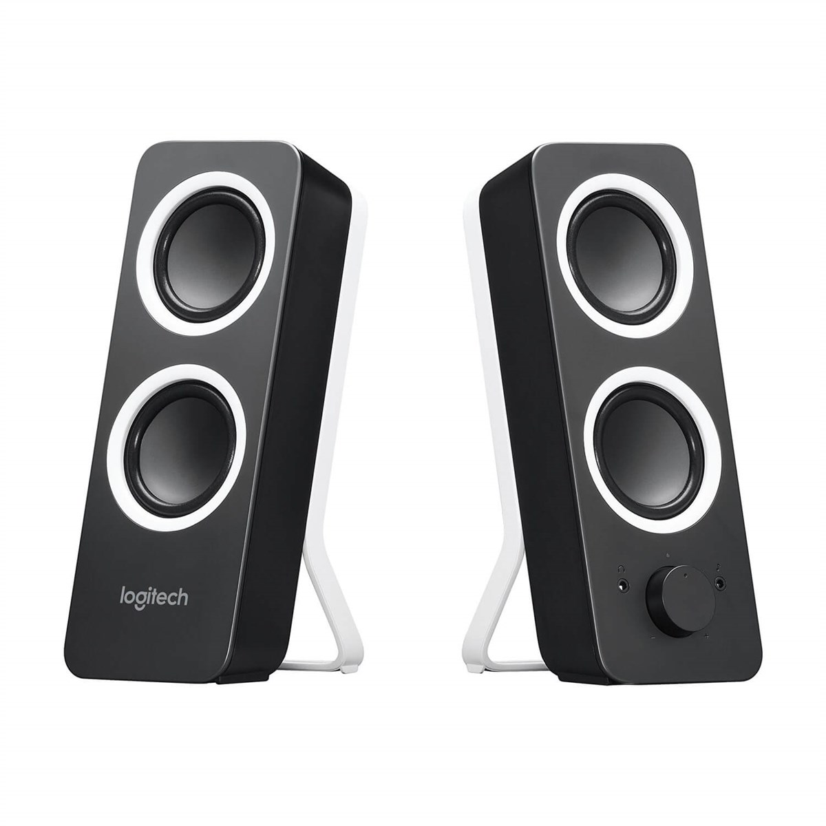 Logitech Z200 Stereo 5w 1+1 Speaker Ses Kontrol Düğmeli Siyah 980-000810