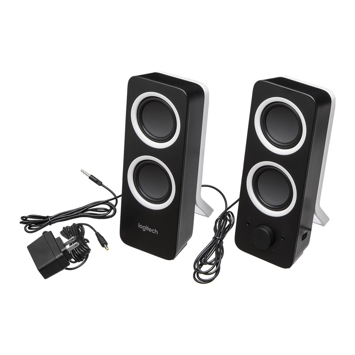 Logitech Z200 Stereo 5w 1+1 Speaker Ses Kontrol Düğmeli Siyah 980-000810