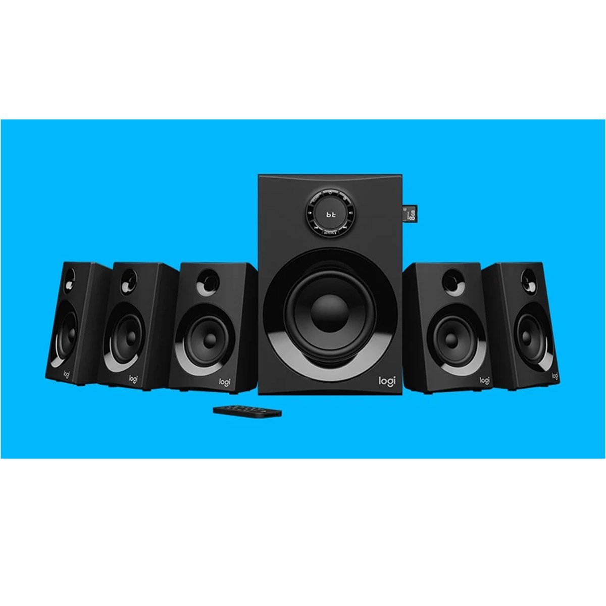 Logitech Z607 160W Bluetooth Wireless 5+1 Surround Sound Speaker 980-001316