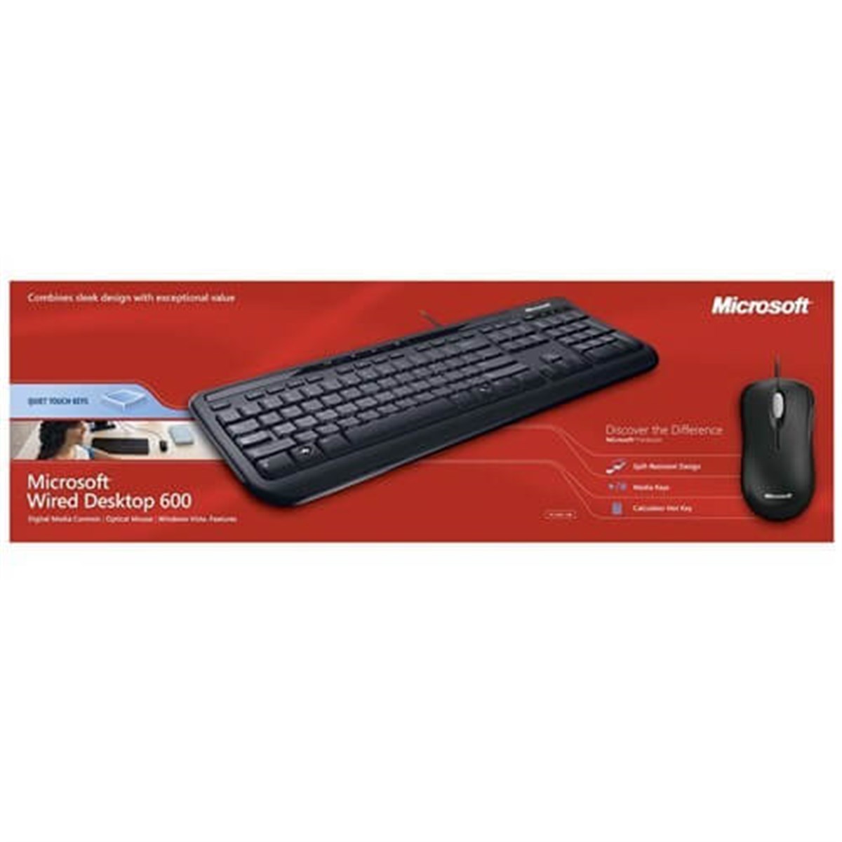 Microsoft Wired Desktop 600 Klavye Mouse Set (APB-00010)