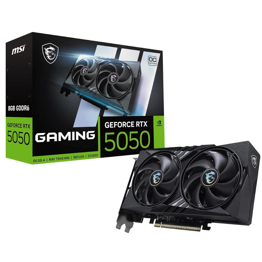 MSI GeForce RTX 5050 8GB GAMING OC GDDR6 128Bit DX12 Gaming (Oyuncu) Ekran Kartı