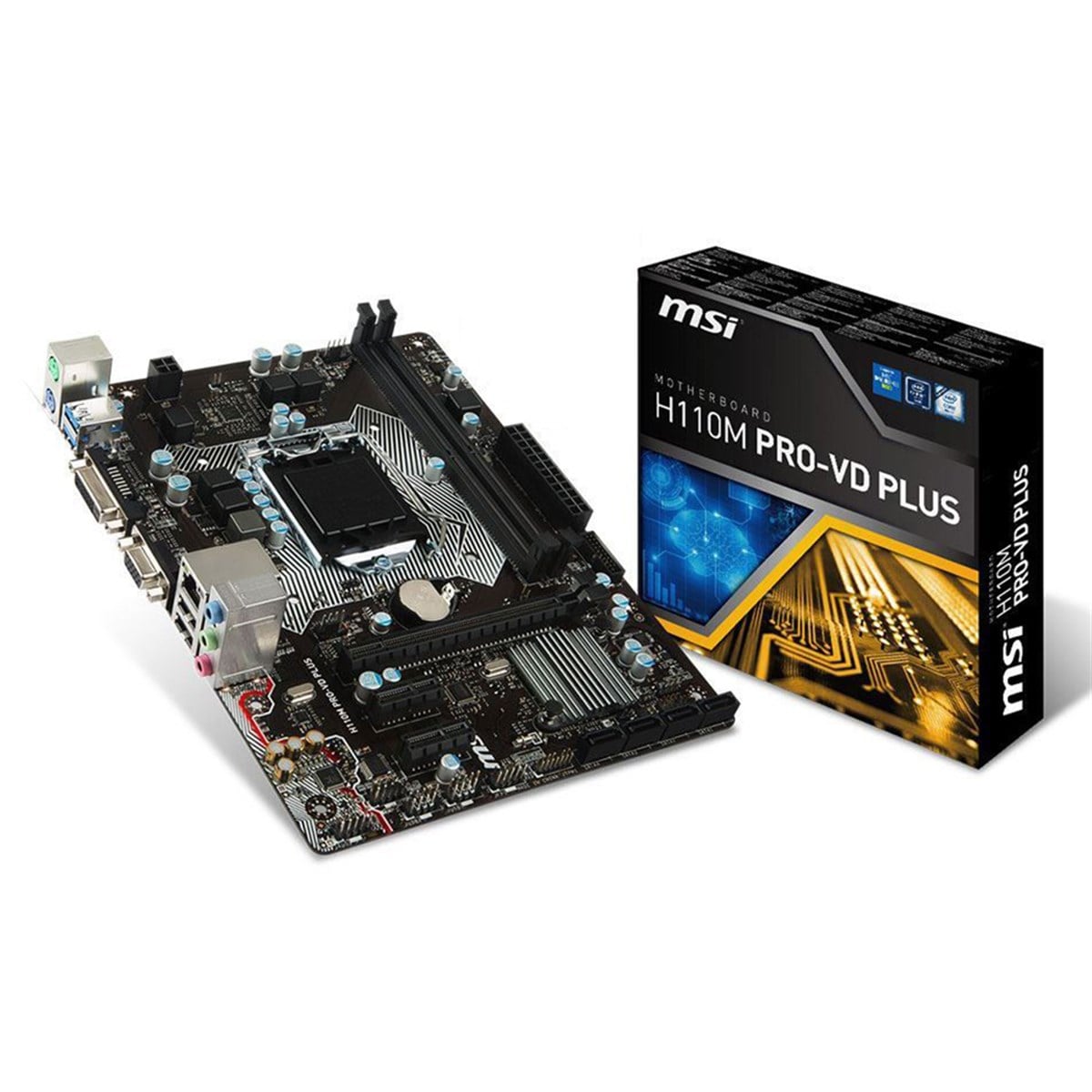 MSI H110M PRO-VD PLUS Intel H110 Soket 1151 DDR4 2133 Anakart