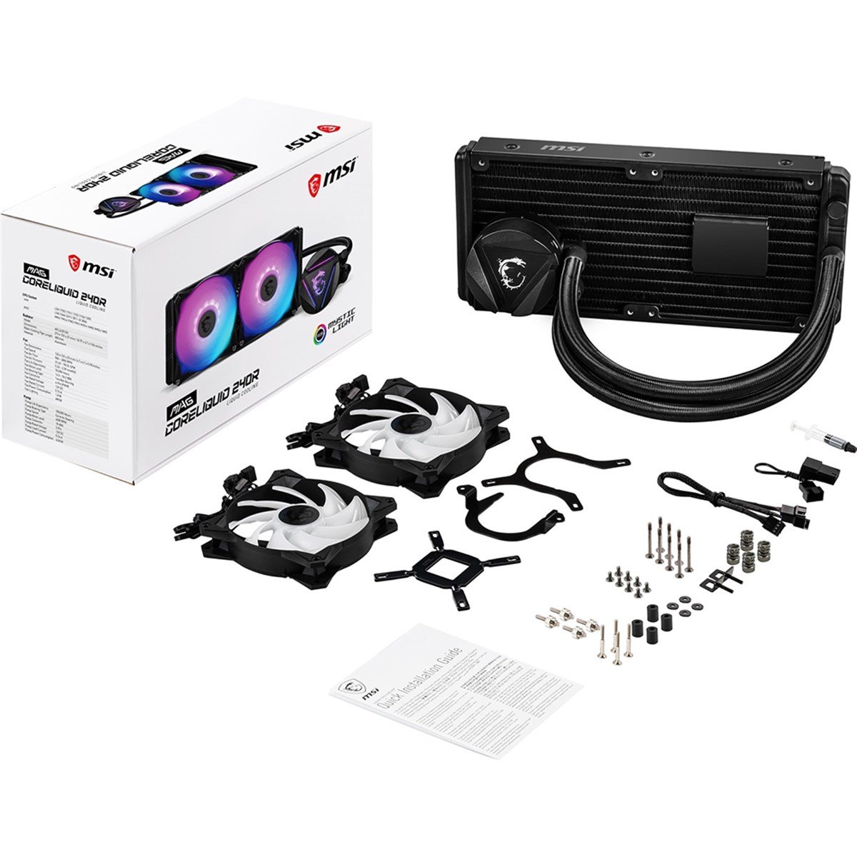MSI MAG CORELIQUID 240R V2 240MM RGB CPU SIVI SOĞUTMA