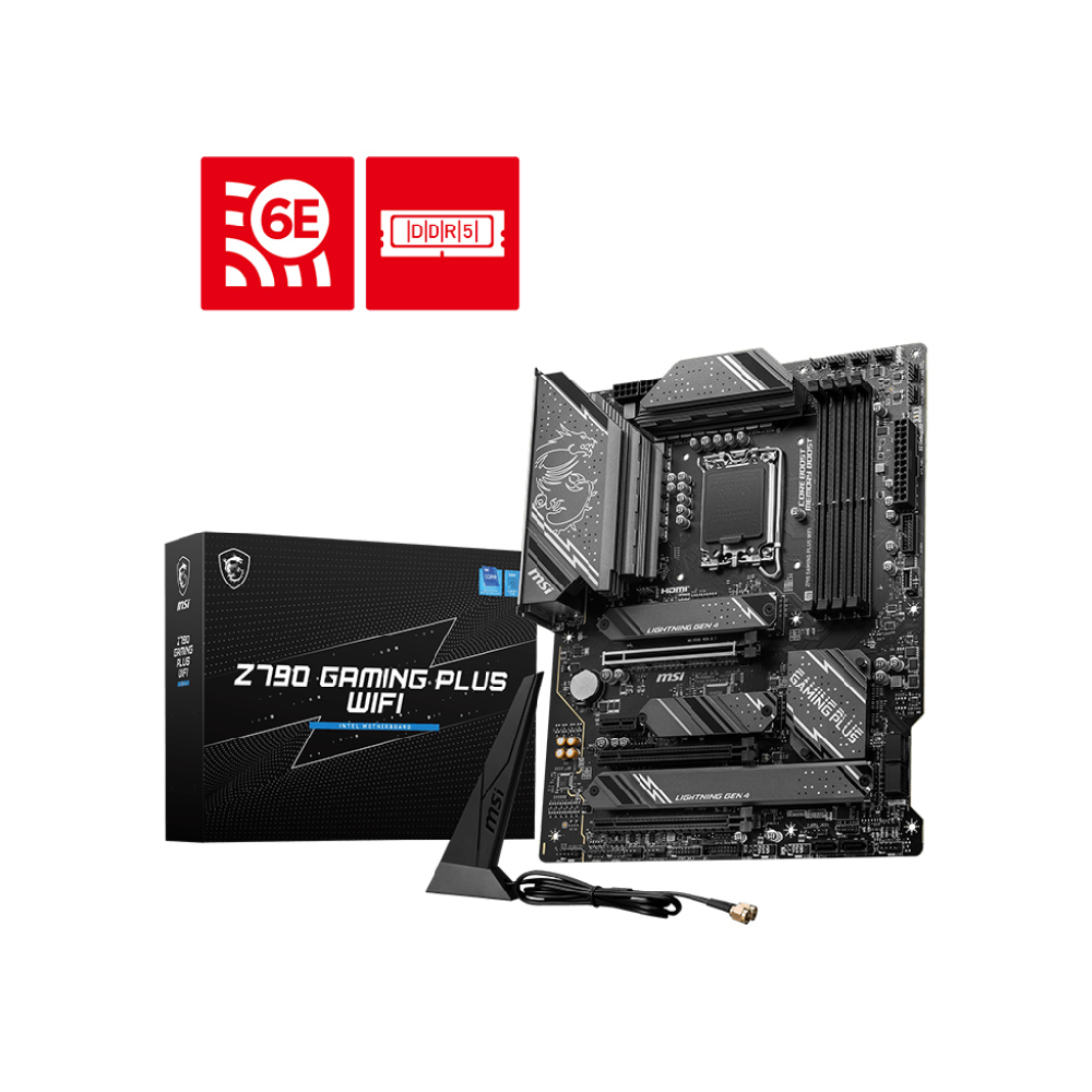 MSI Z790 Gaming Plus WIFI Intel Z790 Soket DDR5 7200MHZ(OC) ATX Gaming (Oyuncu) Anakart