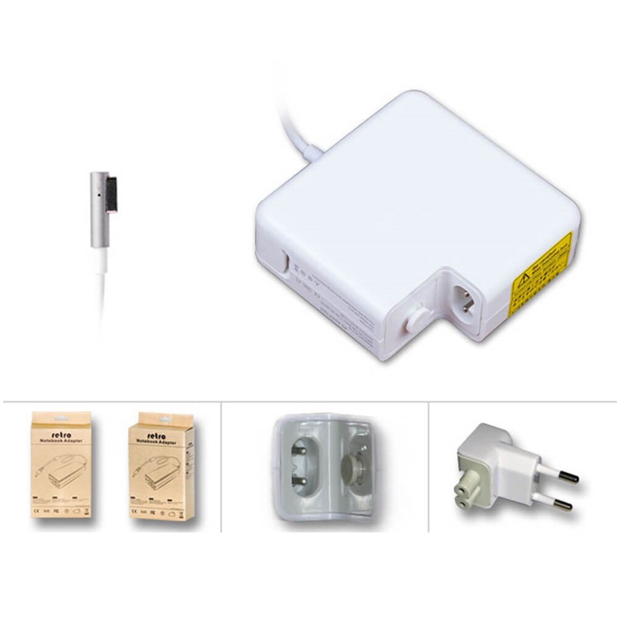 RETRO RNA-AP06 Apple MacBook Pro 85W MagSafe 1 Notebook Adaptör