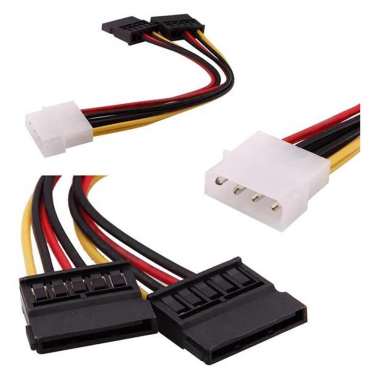 S-Link Sl-P516 İkili Sata Power Kablo