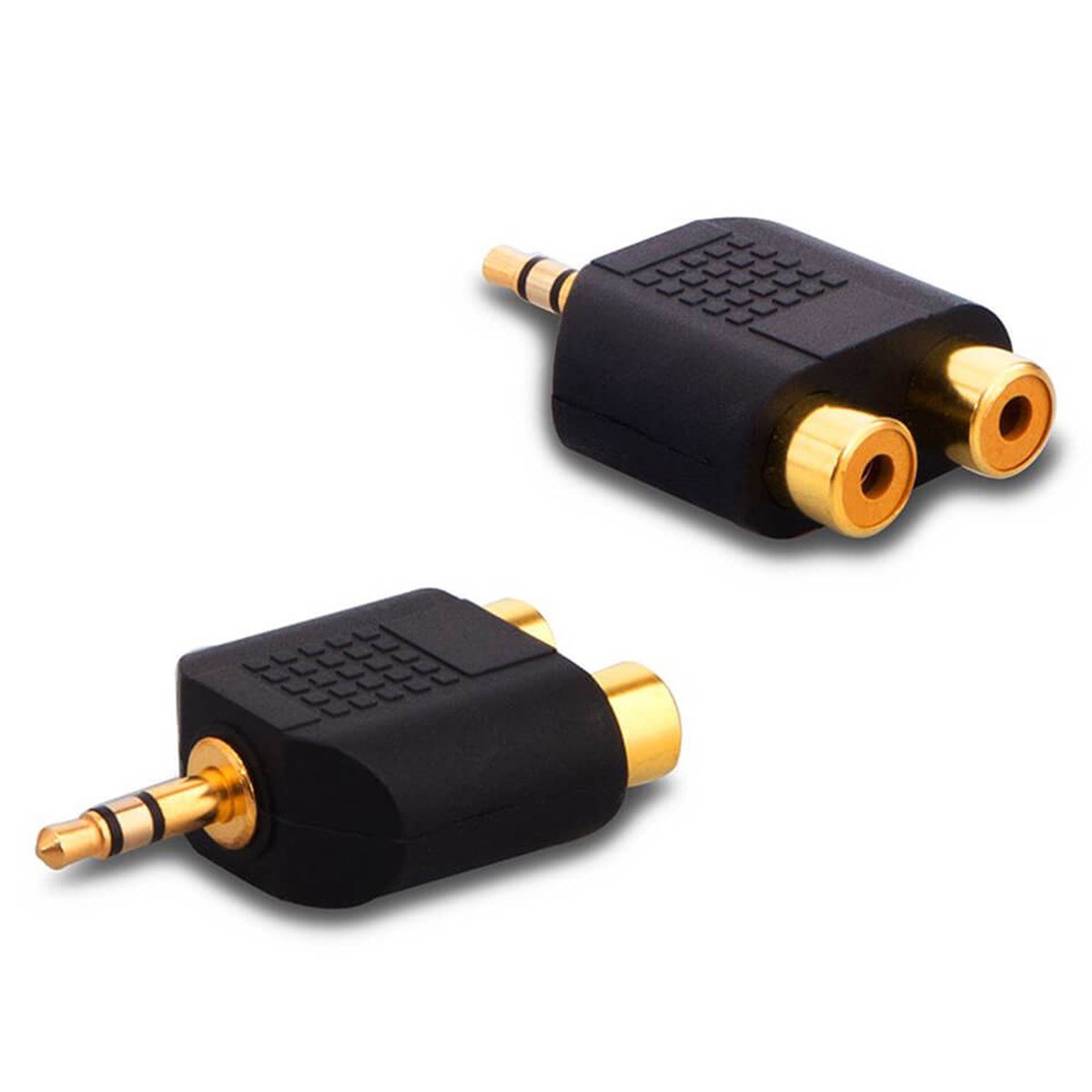 S-Link SLX-214 3.5RCA Erkekten 2 RCA Dişiye Çevirici