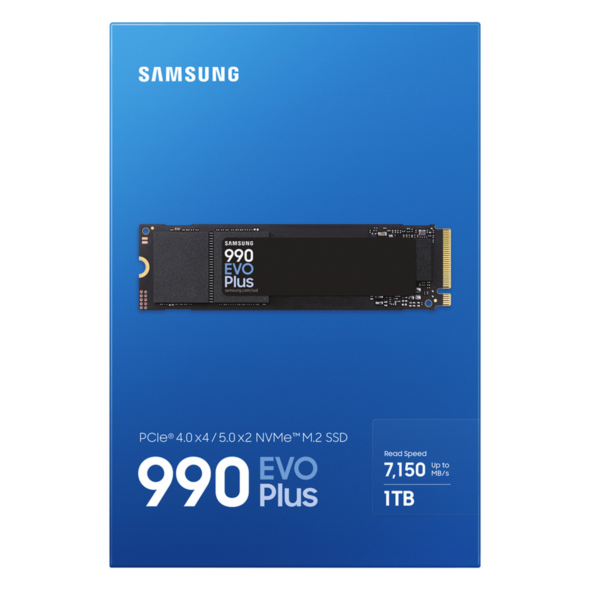 Samsung SSD 990 EVO Plus 1TB PCIe 4.0 M.2 NVMe MZ-V9S1T0BW M2 Harddisk