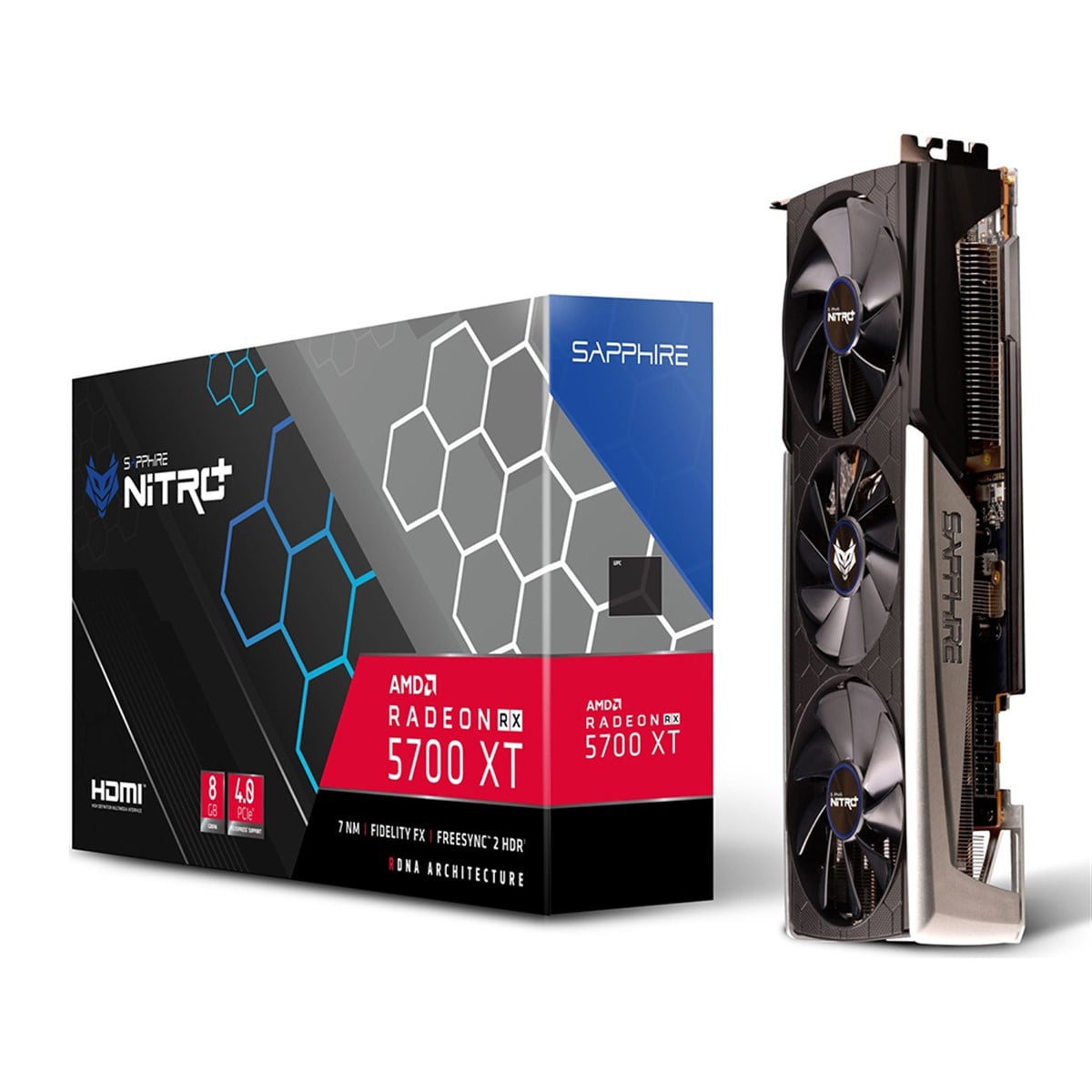 Sapphire Nitro+ Radeon RX 5700 XT 8GB 256Bit GDDR6 DX(12) PCI-E 4.0 Ekran Kartı (11293-03-40G)