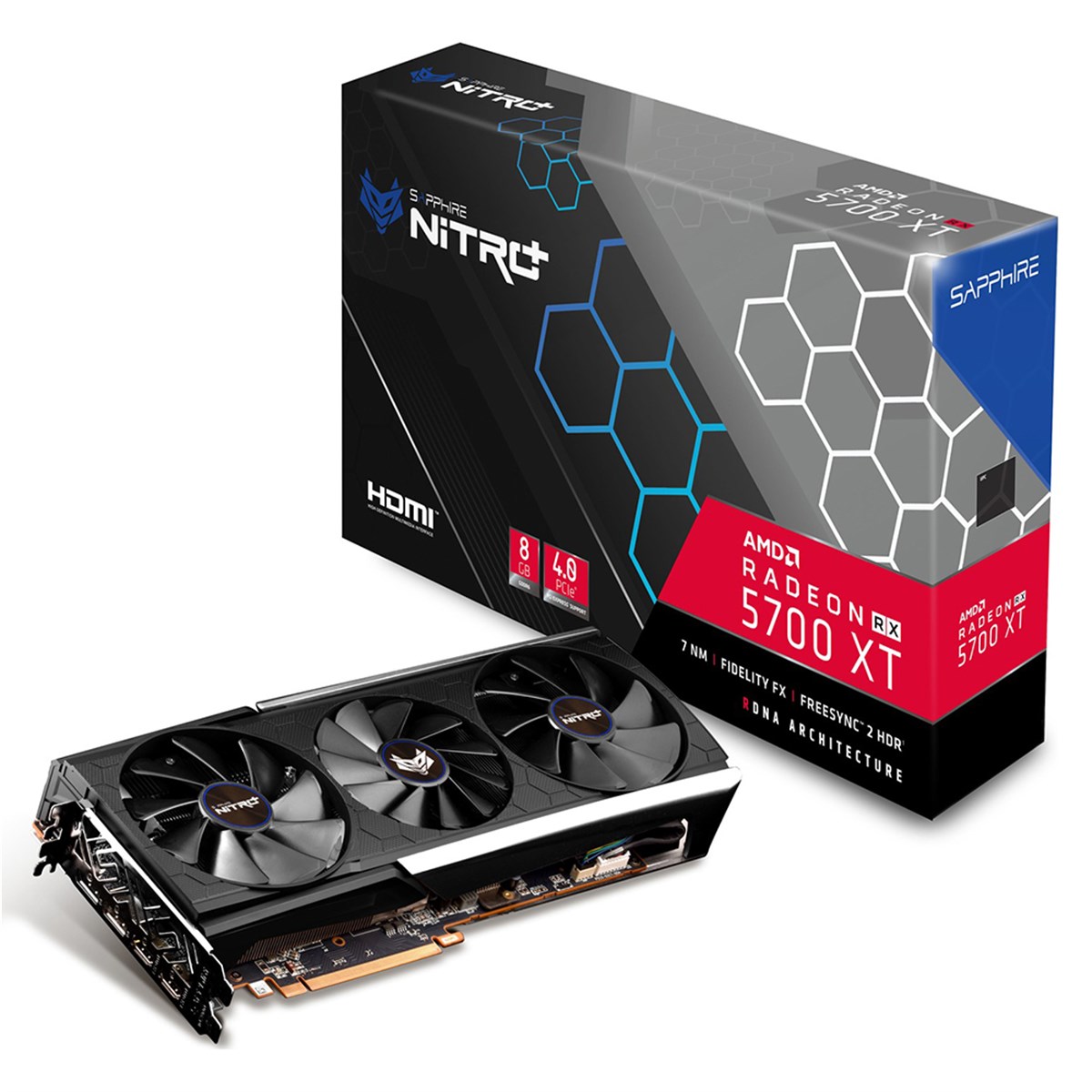Sapphire Nitro+ Radeon RX 5700 XT 8GB 256Bit GDDR6 DX(12) PCI-E 4.0 Ekran Kartı (11293-03-40G)