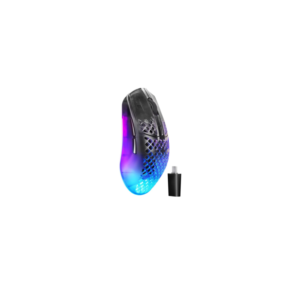 SteelSeries Aerox 3 WL Gen 2 Shadow SSM62717 26.000 DPI 6 Tuş RGB Optik Kablosuz Gaming (Oyuncu) Mouse