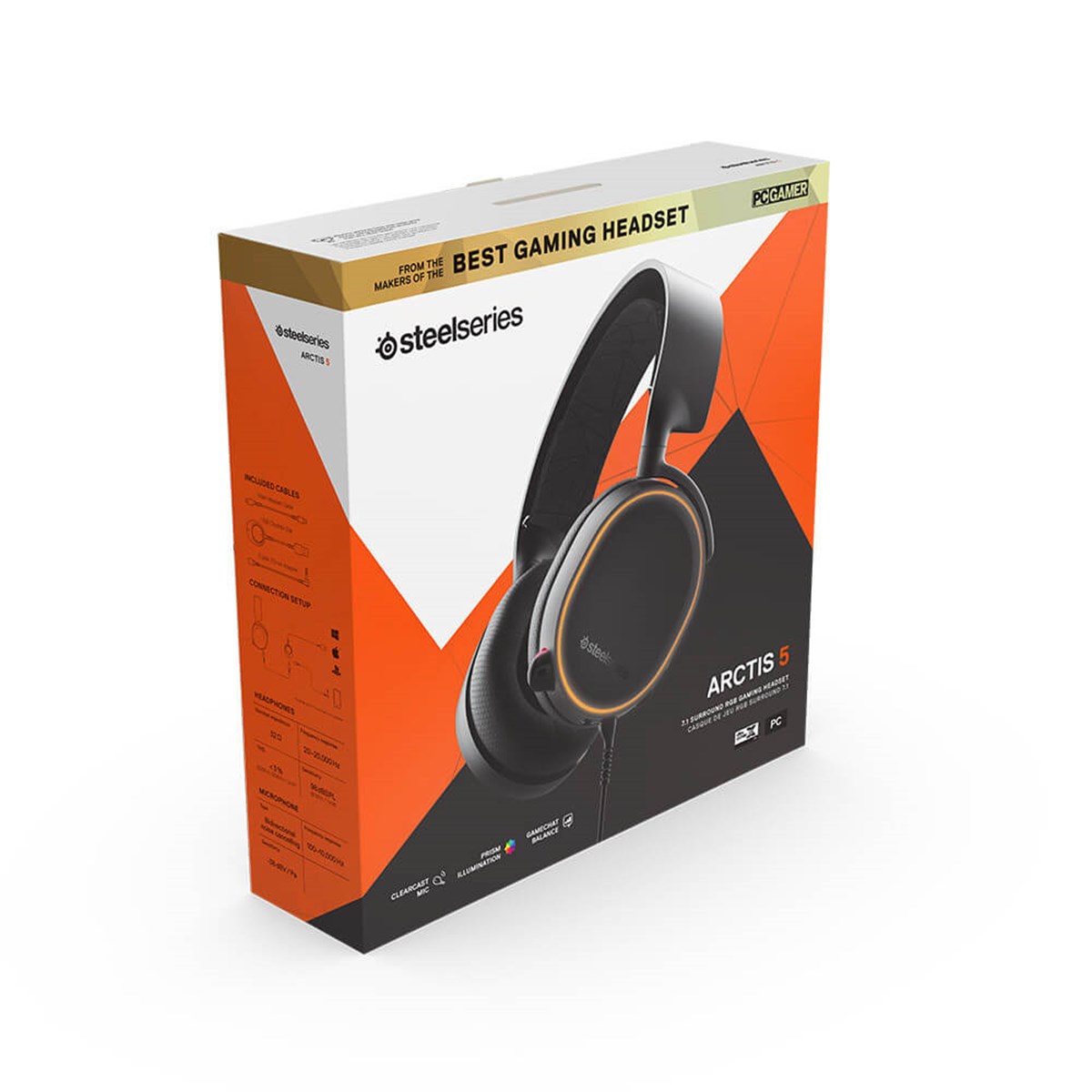 SteelSeries Arctis 5 Siyah (2019 Edition) Gaming Kulaklık