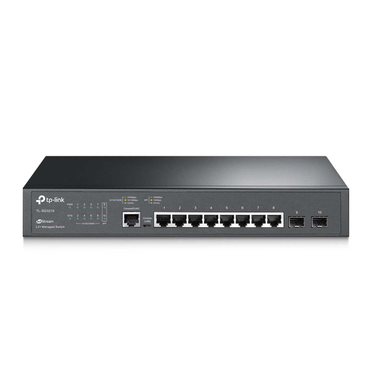 TP-LINK Omada TL-SG3210 8 Port Gigabit Metal Kasa +2port Gigabit Sfp Yönetilebilir Rackmount Switch
