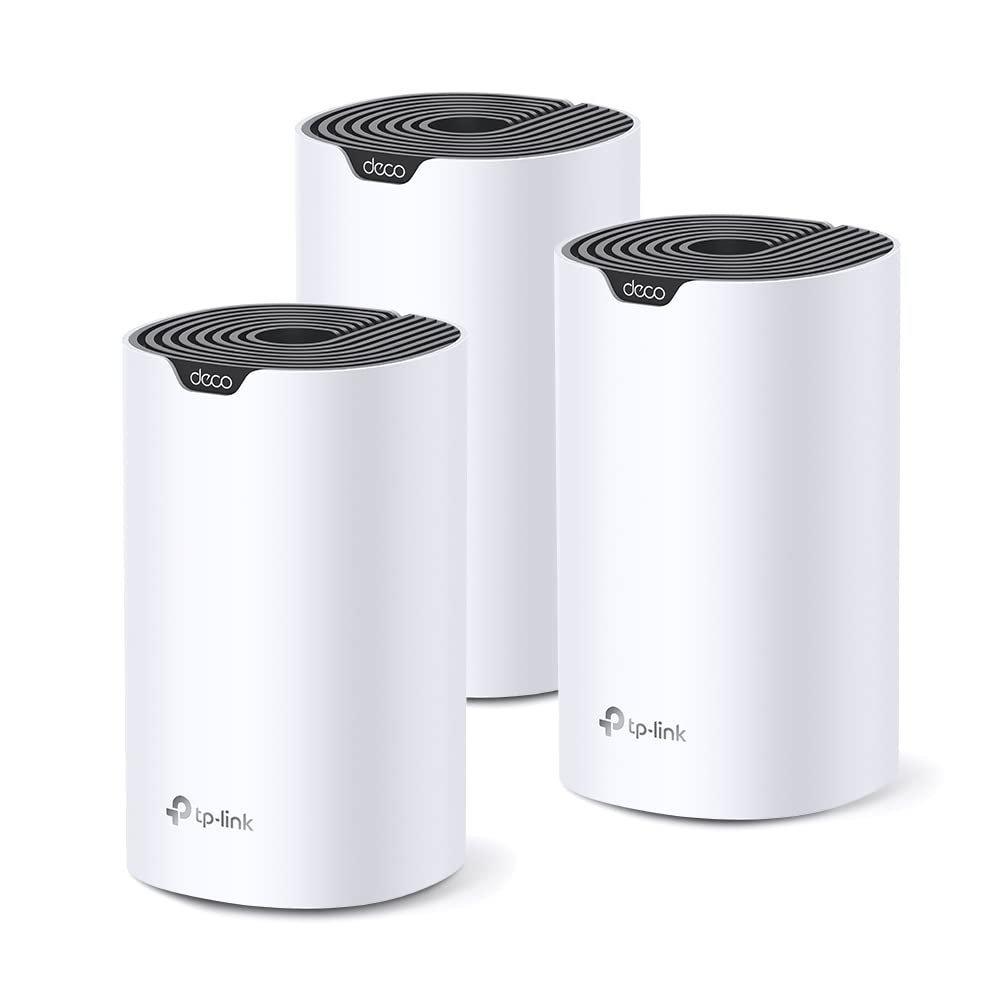TP-LINK TP-Link Deco S7(3-pack), AC1900 Mbps, Dual-Band, Gigabit Portları, 520 m²'ye kadar Kapsama Alanı