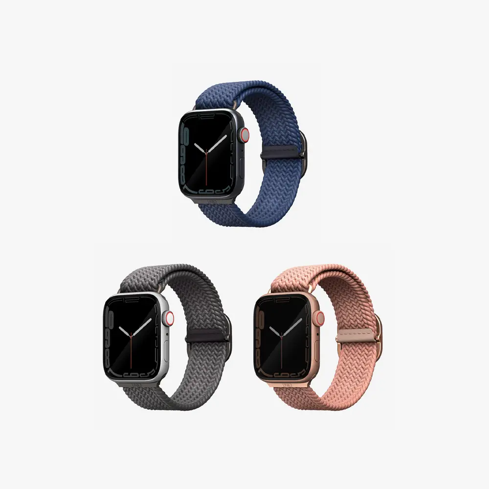 UNIQ Apple Watch Aspen Adjustable Braided Loop Band (42/41/40MM) Citrus Pink UNIQ-40MM-ASPDECPNK