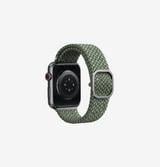 UNIQ Apple Watch Aspen Adjustable Braided Loop Band (46/45/44MM) Green UNIQ-44MM-ASPGRN