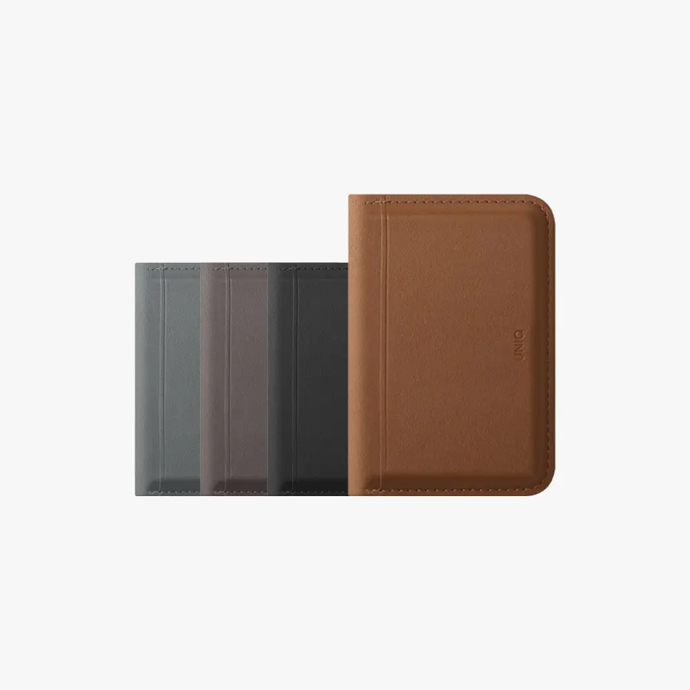 UNIQ Lyden DS RFID Engelleme Özellikli Manyetik Cüzdan Şık ve Güvenli Caramel Ivory UNIQ-LYDENDSMW-CMLIVY