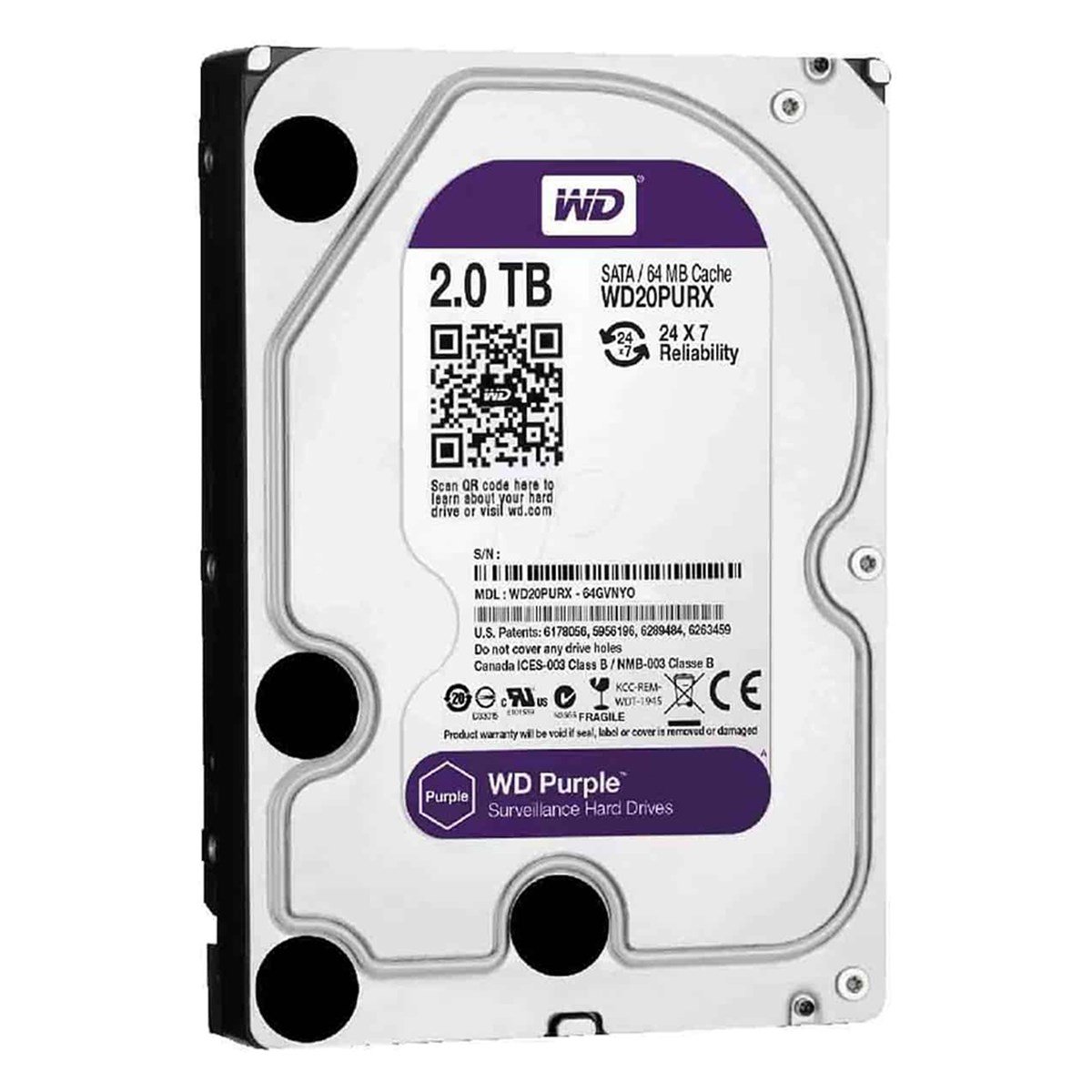 WD Purple 2TB 3,5