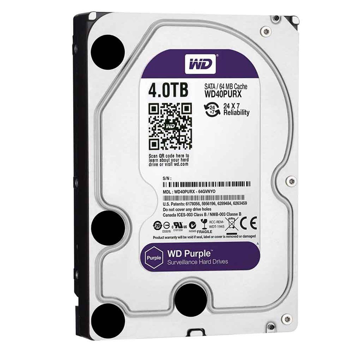 WD Purple 4TB 3,5