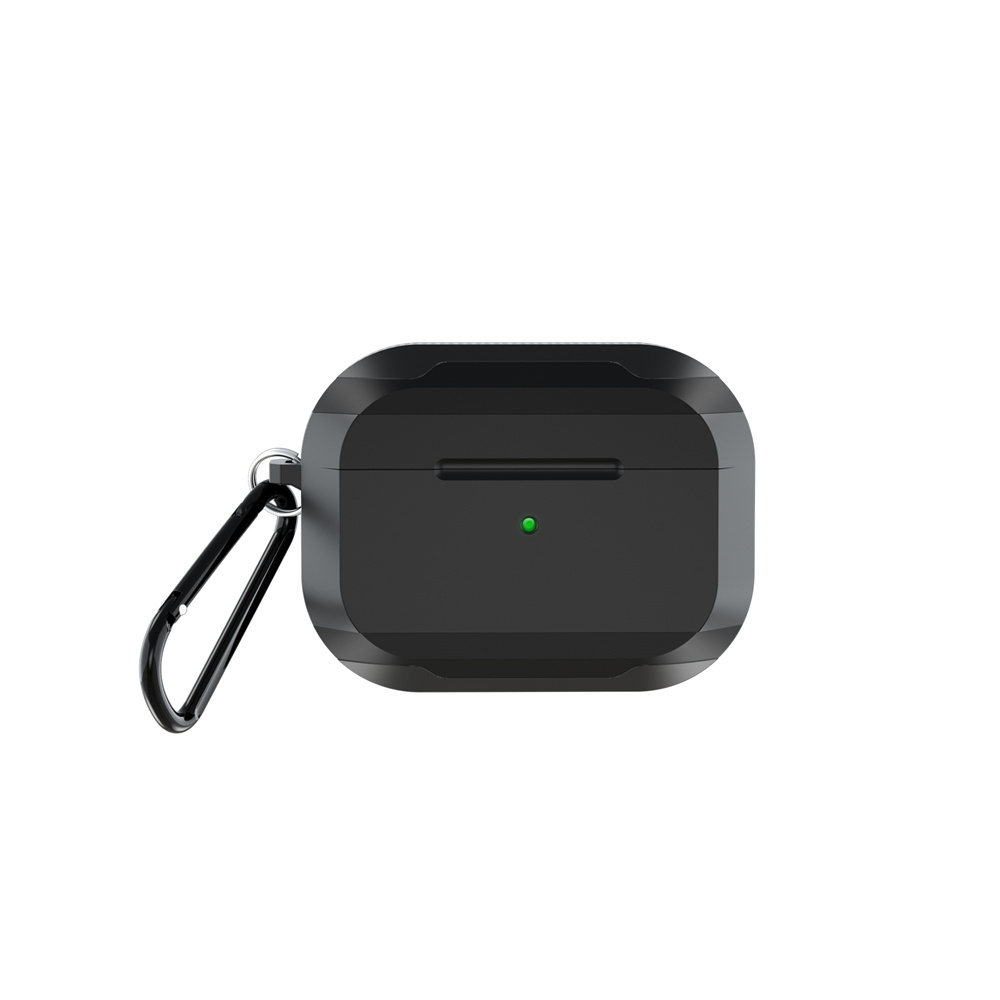 Wiwu Airpods Pro 2 Uyumlu Kılıf Wiwu JD-102 black grey Defender Anti Shock Koruyucu Kılıf
