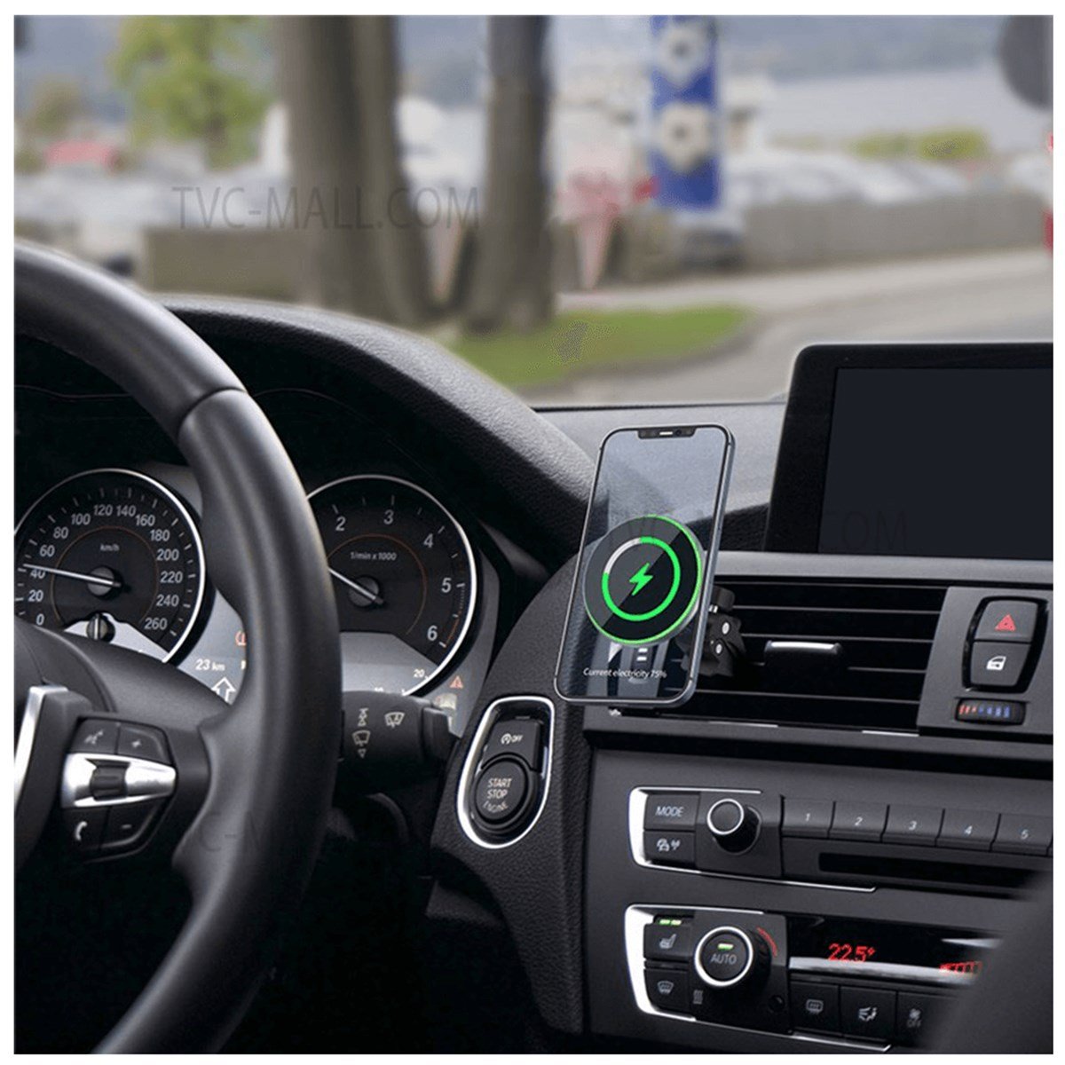 Wiwu CH-308 Magnetic Wireless Charging Car Mount Araç Telefon Tutucu