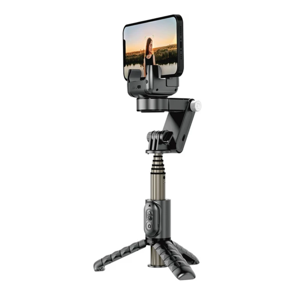 WIWU Gimbal Sabitleyici Wiwu Wi-SE006 Çok Fonksiyonlu Işıklı Tripod Selfie Çubuğu Max 770mm