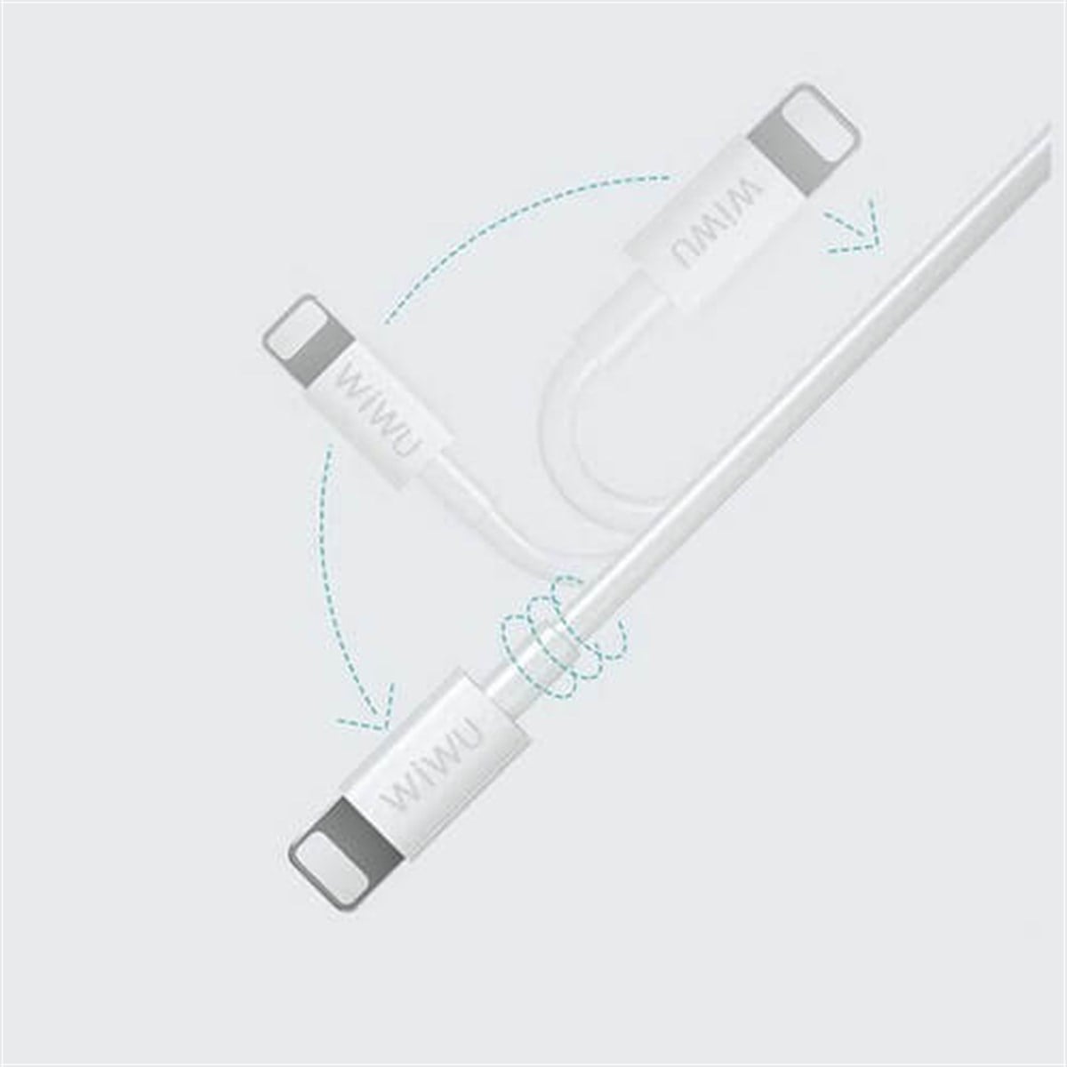 Wiwu USB-C To Lightning Şarj ve Data Kablo G90 2 mt  20W 