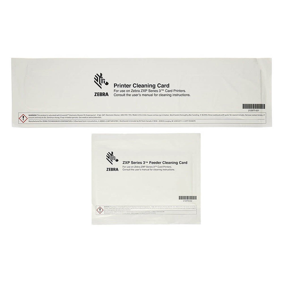 Zebra 105999-302 ZXP3 Serisi Temizleme Kiti