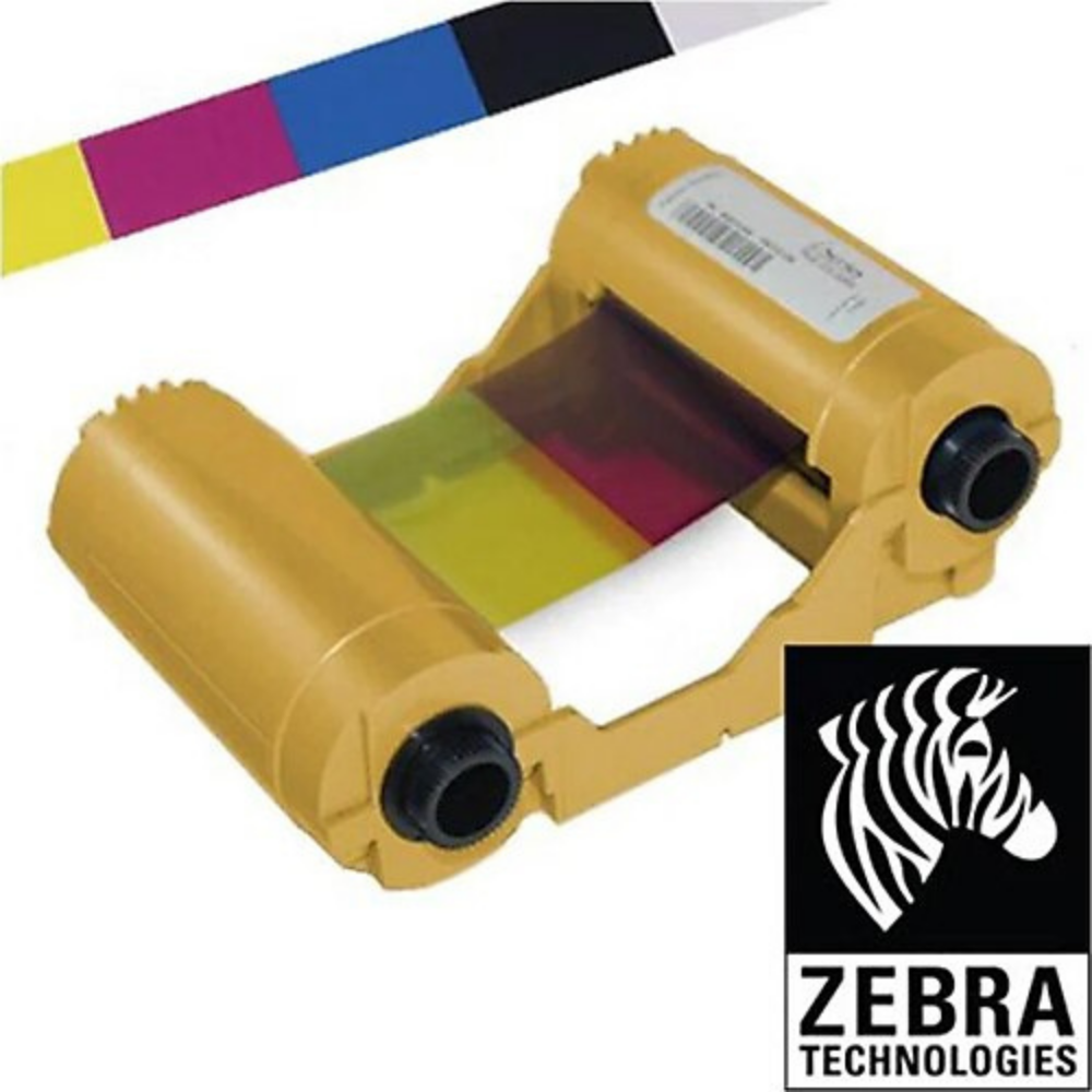 Zebra 800033-840 YMCKO Zxp3 200 Lü Renkli Ribbon