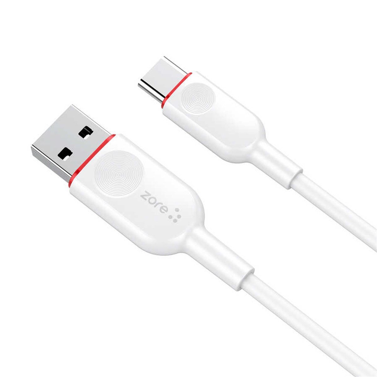 Zore ZCL-03 Type C USB Beyaz Şarj ve Data Kablosu