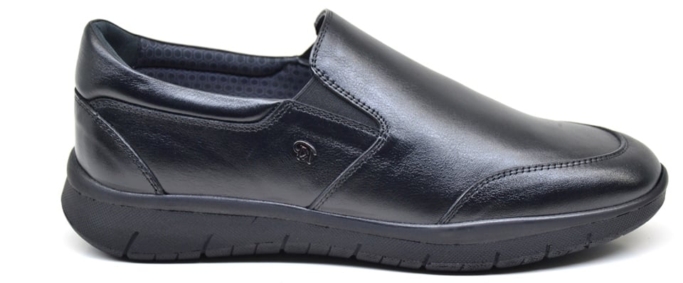 King Paolo R9219 SHOEFLEX  KOMFORT AYAKKABI-SİYAH
