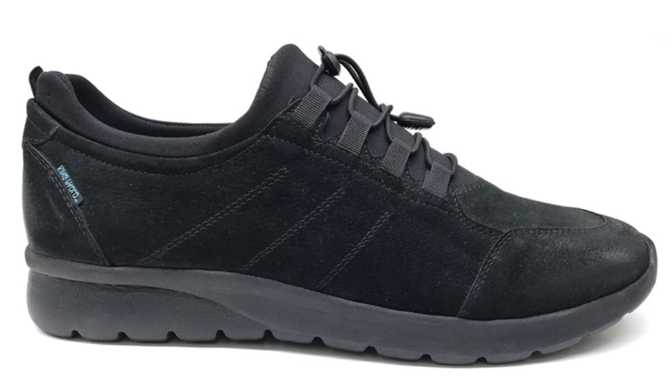 King Paolo S9312 SHOEFLEX KOMFORT AYAKKABI-SİYAH NUBUK