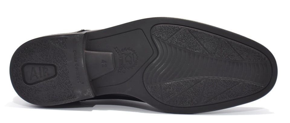 King PaoloKing Paolo A1271 BATTAL KLİMALI AYAKKABI - SİYAH - ERKEK AYAKKABI, Deri Ayakkabı