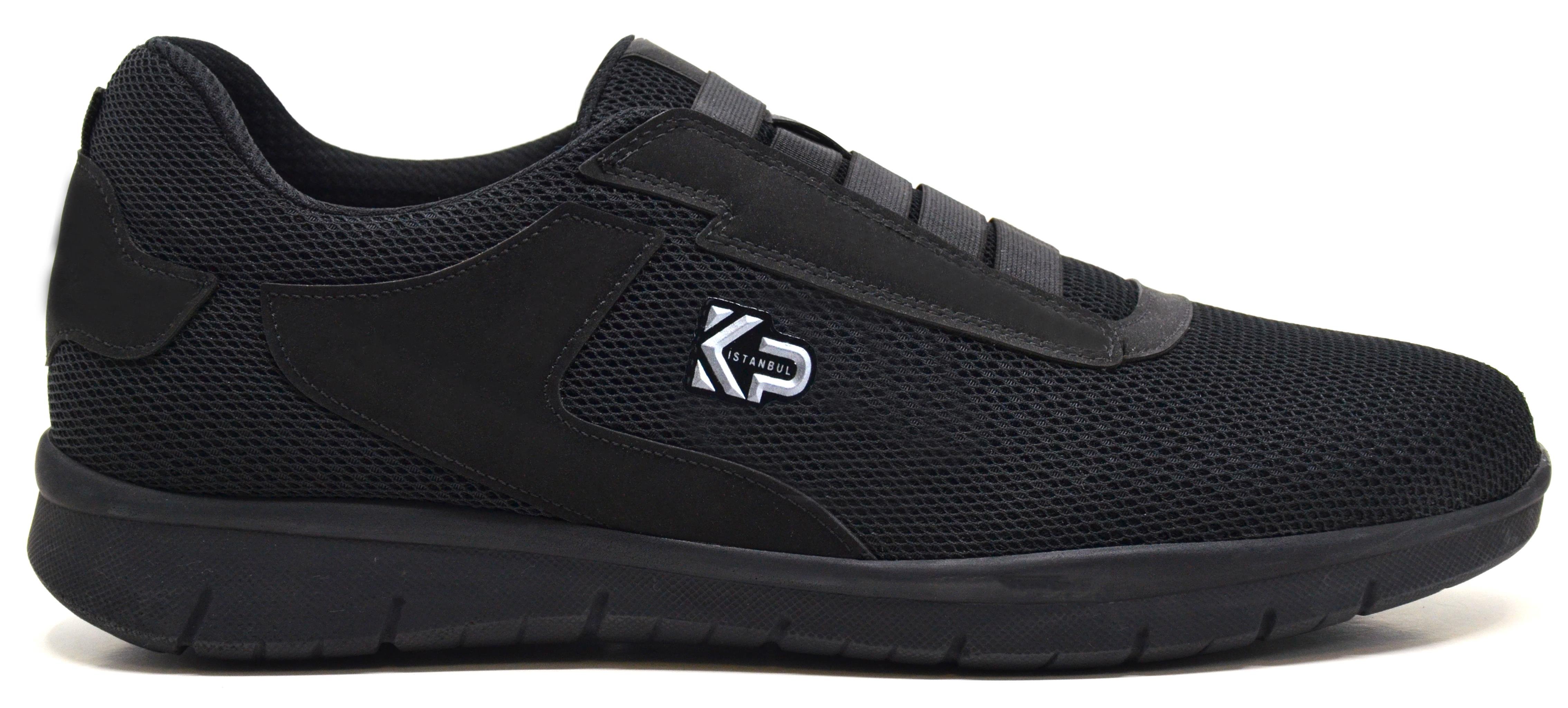 King PaoloKing Paolo B1092 POLİ BATTAL  - SİYAH - ERKEK AYAKKABI,Tekstil Spor Ayakkabı