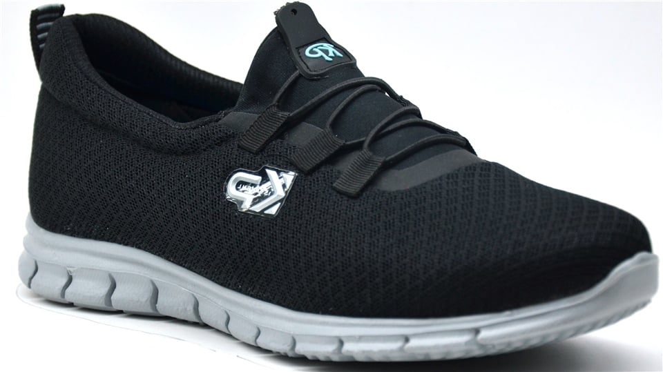 King PaoloKing Paolo B5033 KRAKERS CASUAL - SİYAH - GRİ - BAYAN AYAKKABI,Tekstil Spor Ayakkabı