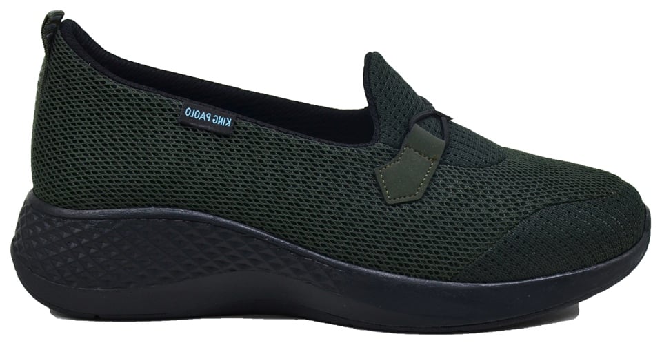 King PaoloKing Paolo B5034 KRAKERS FİYONK - HAKİ - BAYAN AYAKKABI,Tekstil Spor Ayakkabı
