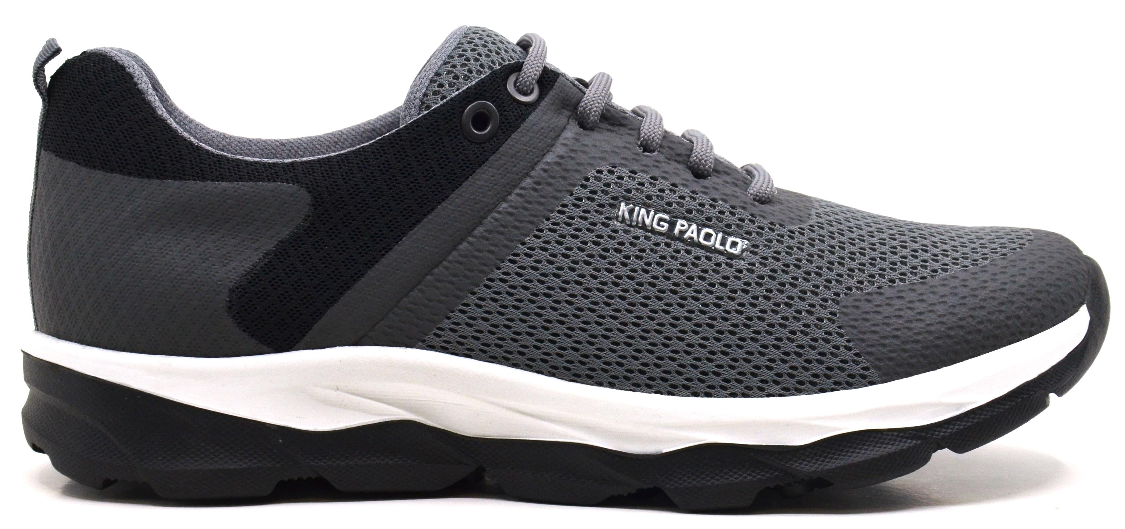 King PaoloKing Paolo D1113 ACTİVİST - FÜME - SİYAH - ERKEK AYAKKABI,Tekstil Spor Ayakkabı