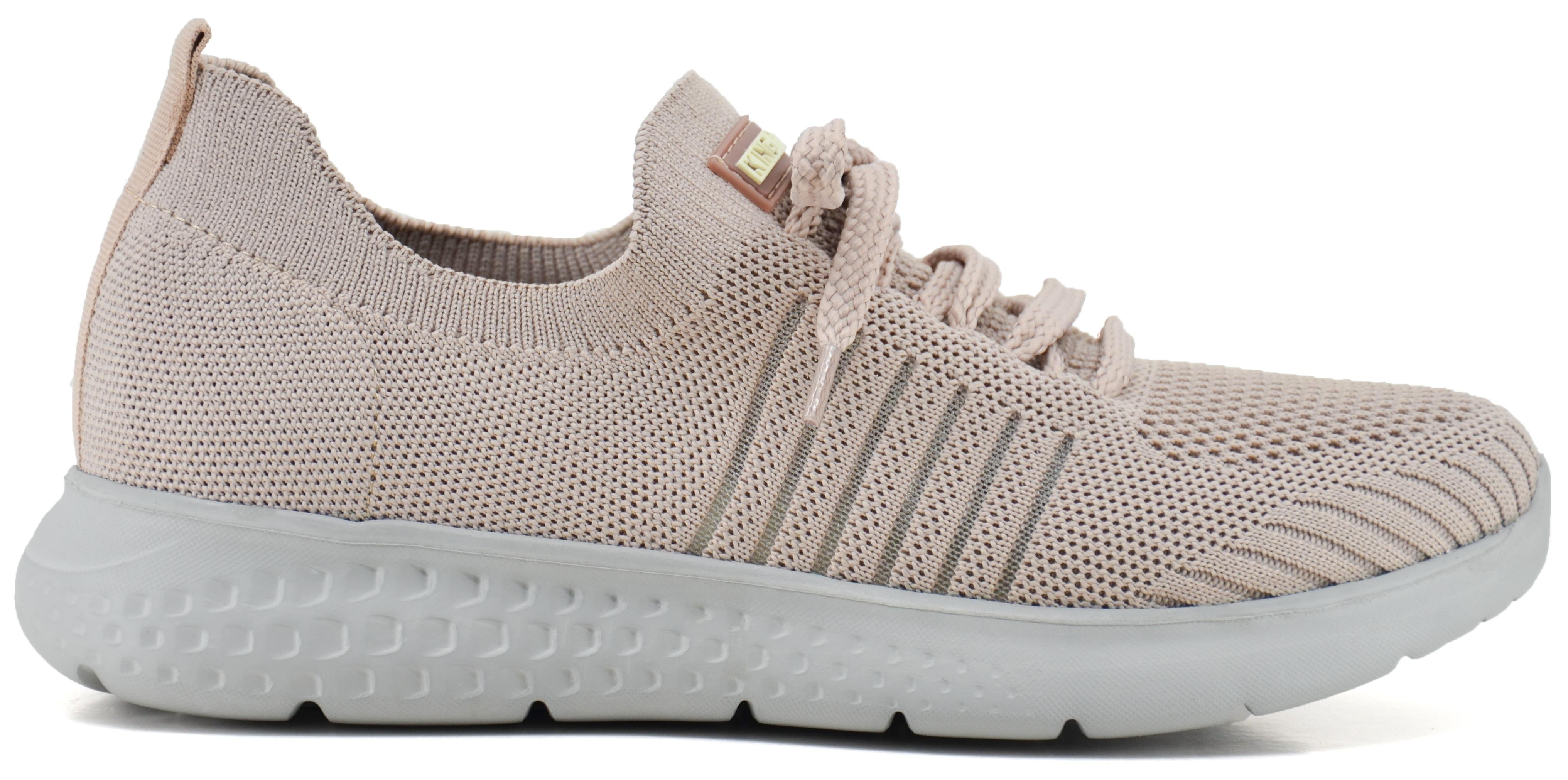 King PaoloKing Paolo D5084 AURORA - PUDRA - KADIN AYAKKABI,Örgü Yürüyüş Ayakkabısı