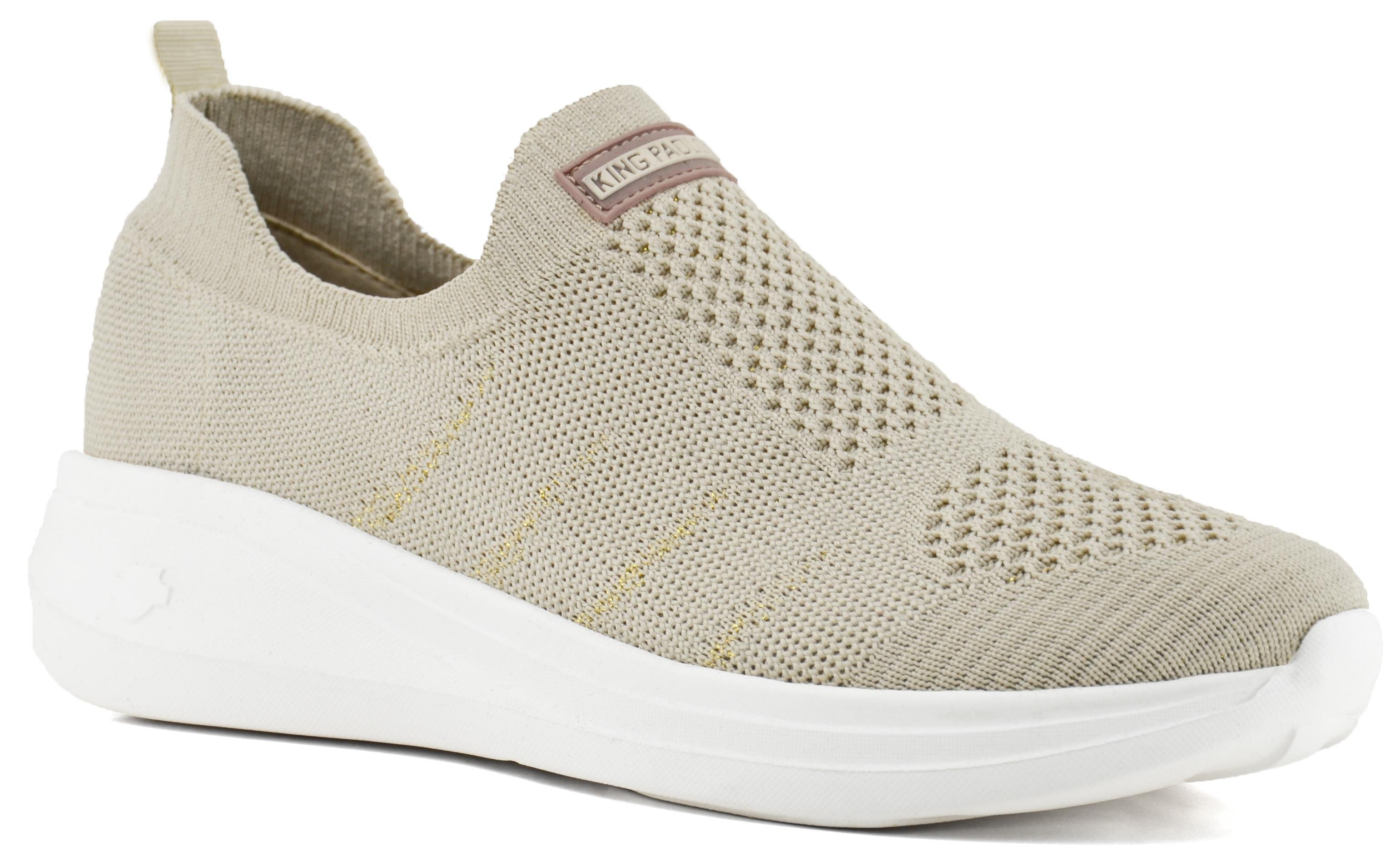 King PaoloKing Paolo D5086 AEREPOL - BEJ - KADIN AYAKKABI,Örgü Yürüyüş Ayakkabısı