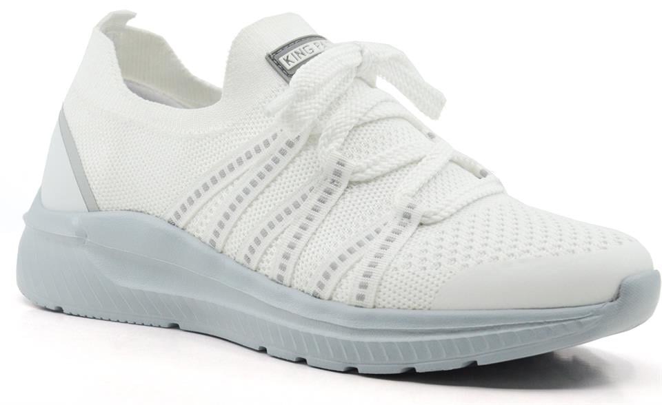 King PaoloKing Paolo D5094 BİXİ SPOR - BEYAZ - BAYAN AYAKKABI,Örgü Yürüyüş Ayakkabısı