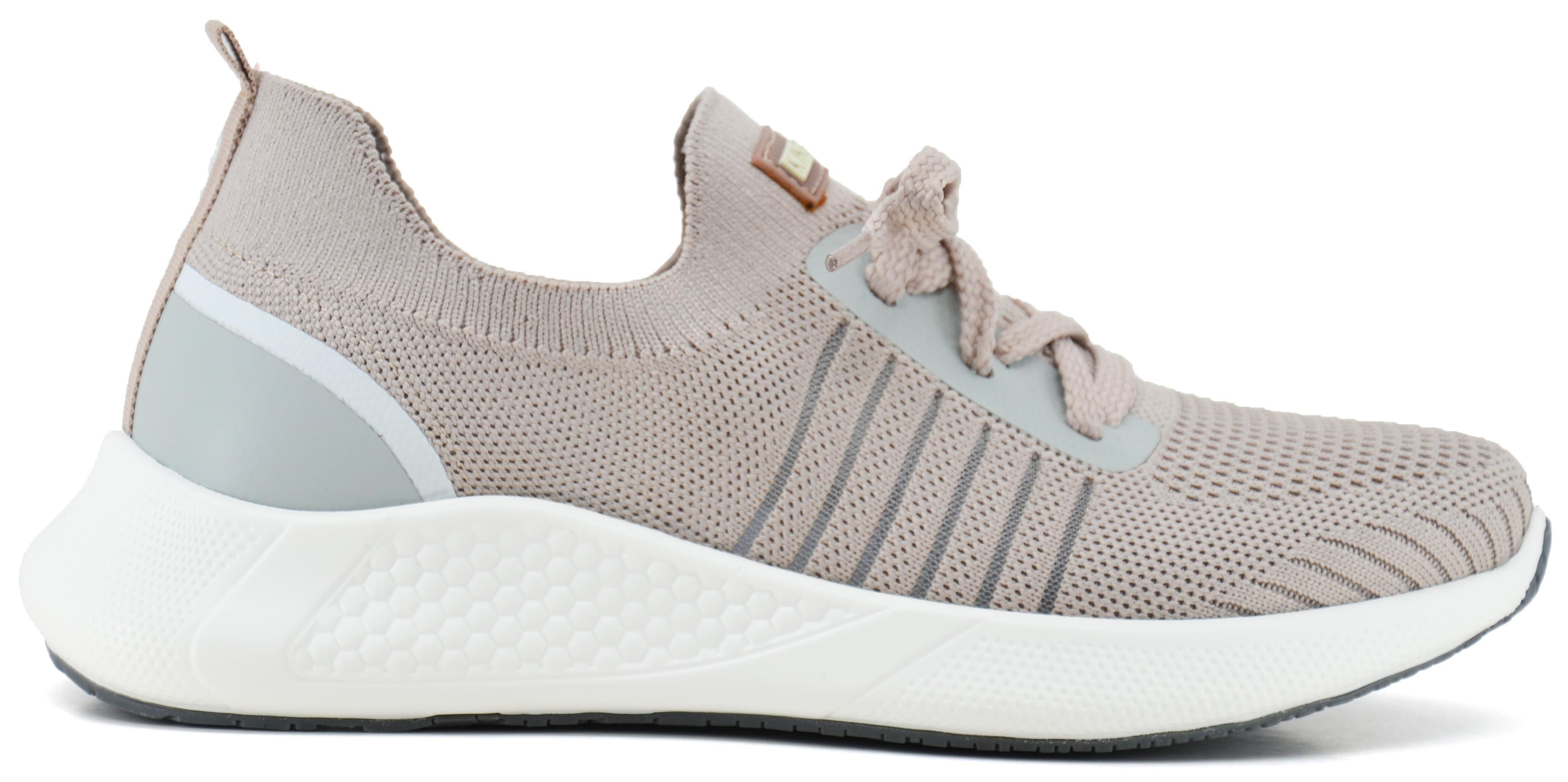 King PaoloKing Paolo D5104 İZMİR - PUDRA - KADIN AYAKKABI,Örgü Yürüyüş Ayakkabısı