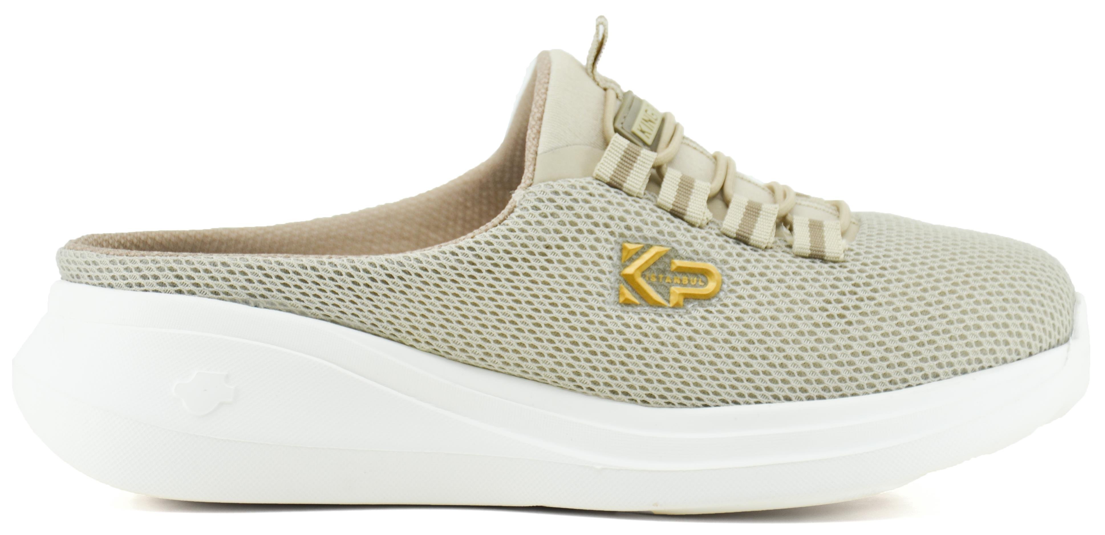 King PaoloKing Paolo D5109 KRAKERS SABO - BEJ - KADIN SANDALET,Tekstil Spor Ayakkabı