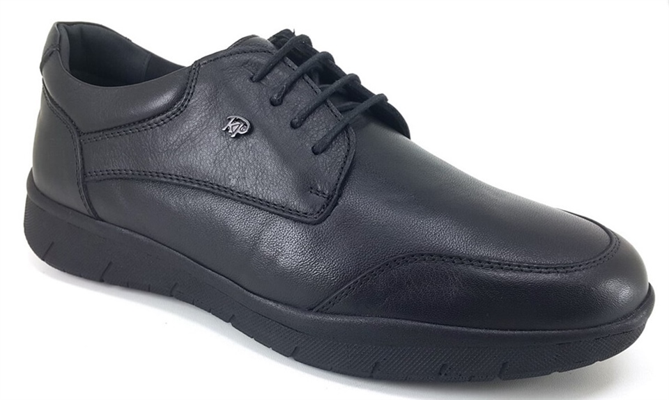 King PaoloKing Paolo R9220 SHOEFLEX ECO BAGLI - SİYAH K SY - ERKEK AYAKKABI, Deri Ayakkabı
