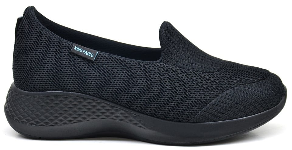 King PaoloKing Paolo T6591 BATTAL  KRAKERS - SİYAH - BAYAN AYAKKABI,Tekstil Spor Ayakkabı